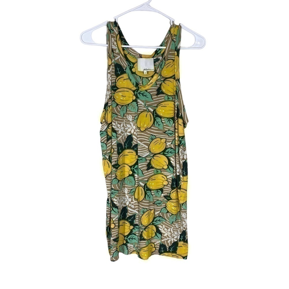 3.1 Phillip Lim Yellow and Green Printed Tank Top